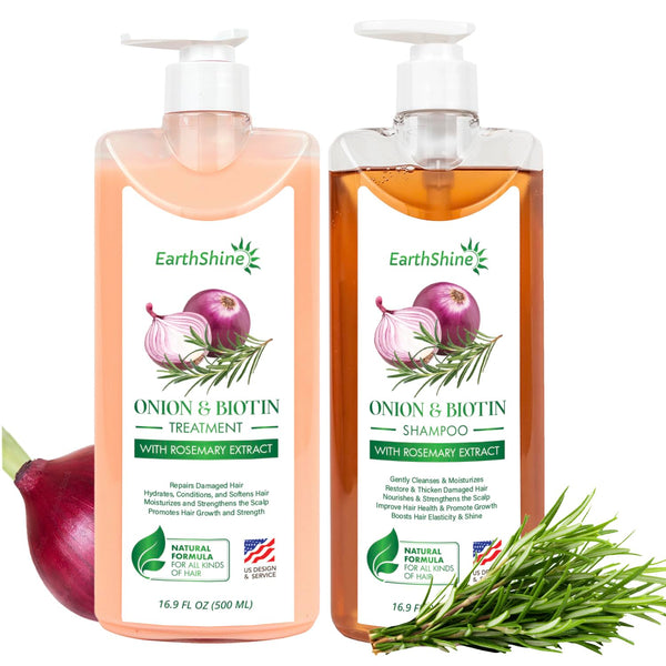 Onion Biotin Rosemary Shampoo & Treatment