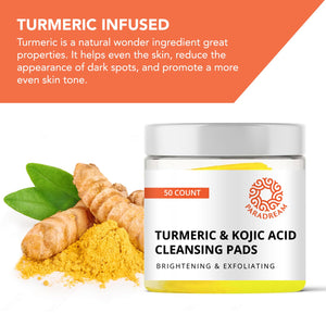 Turmeric Kojic Cleansing Pads