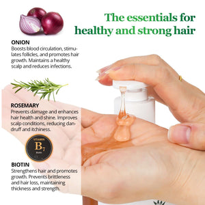 Onion Biotin Rosemary Shampoo & Treatment